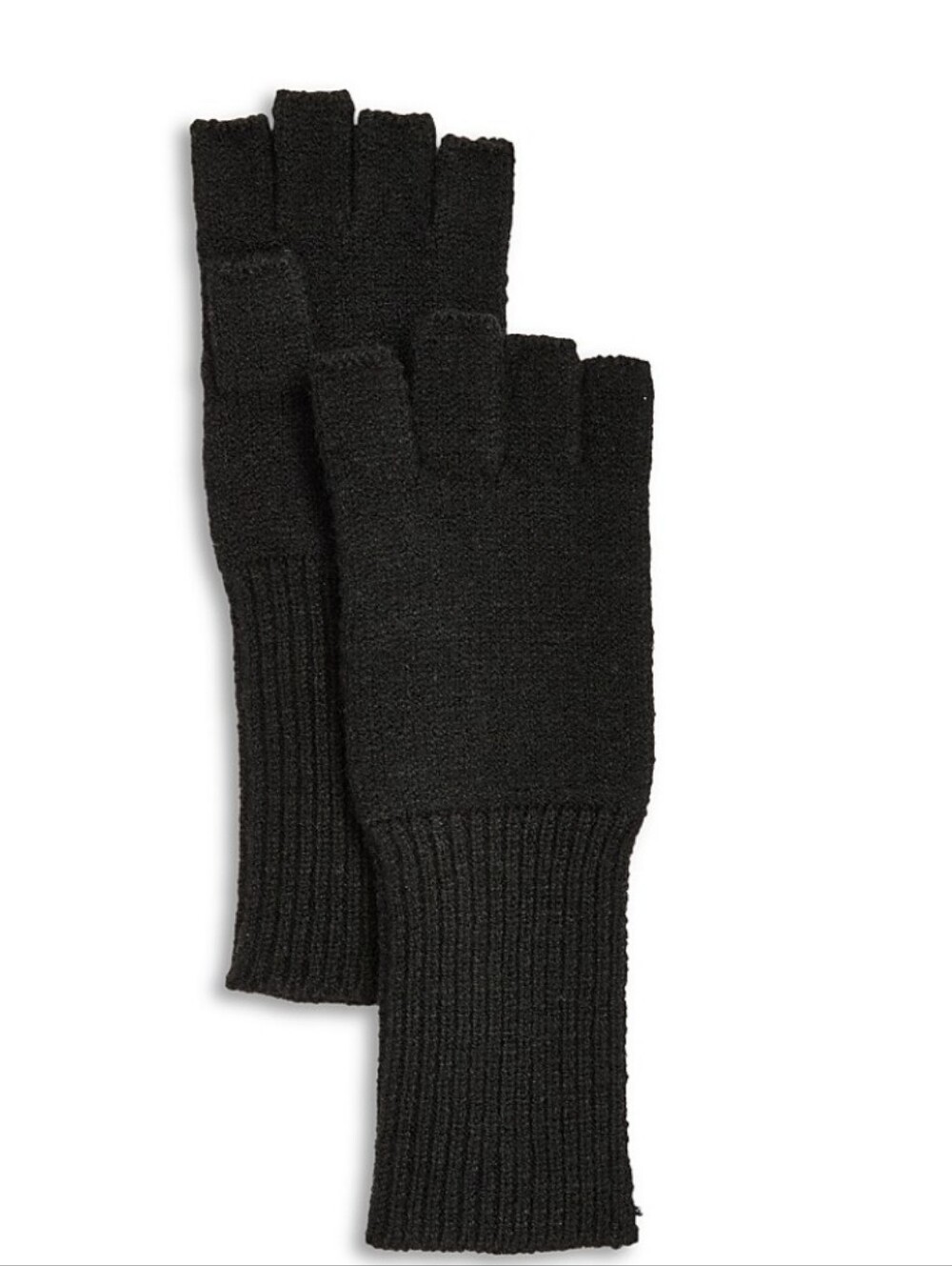 Aqua, a Bloomingdale's Exclusive. Knit Fingerless Gloves. Mobile Friendly. NWT